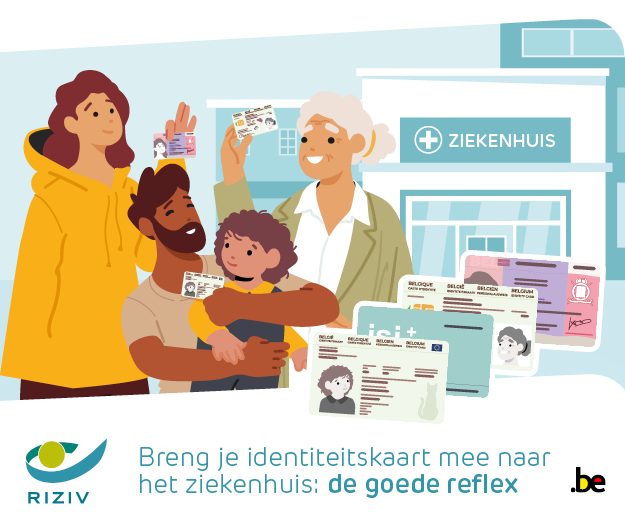 Breng je identiteitskaart mee naar het ziekenhuis